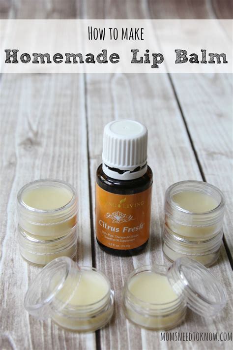 Homemade Lip Balm Recipe Made with Beeswax and Shea ...