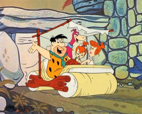 Flinstones The Flintstones The Flintstones Animation Sericel Cel Flintstone Cartoon