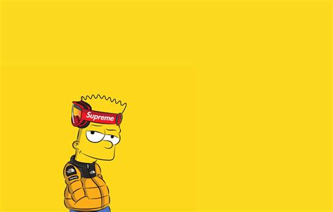Free Download White Bart Simpson Supreme Wallpapers Top Free White Bart