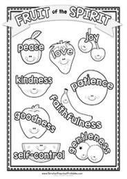 46 Trendy Fruit Of The Spirit Kids Coloring Pages #fruit | Fruit of the