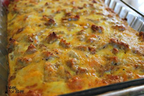 Sausage Egg And Biscuit Breakfast Casserole Food Fun Friday Mess