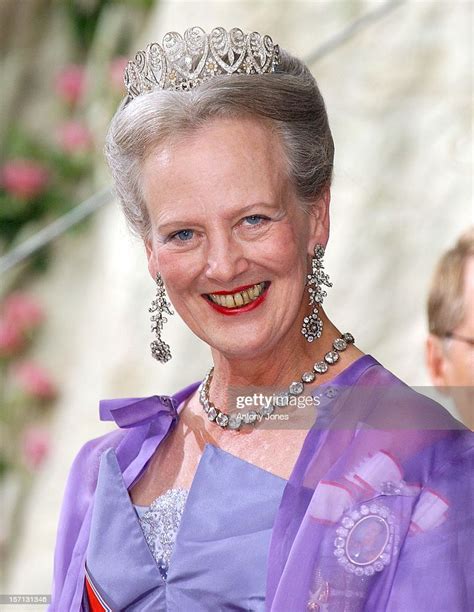 Queen Margrethe Ii Attends The Wedding Of Crown Prince Haakon Of