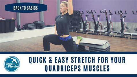 Quick And Easy Stretch For Your Quads Youtube