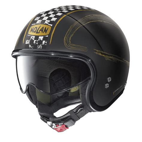 Or at least you certainly shouldn't do so! Motorcycle Helmet Nolan N21 Getaway - Flat Black-Gold ...