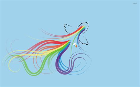 Rainbow Dash My Little Pony Wallpaper Minimalistic Wallpapers 29764