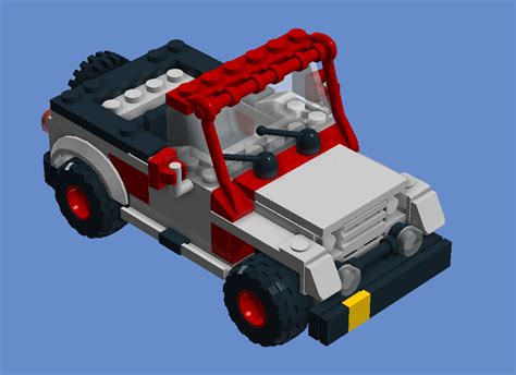 Recreated Lego Jurassic World Jp Jeep New Respect For Travellers