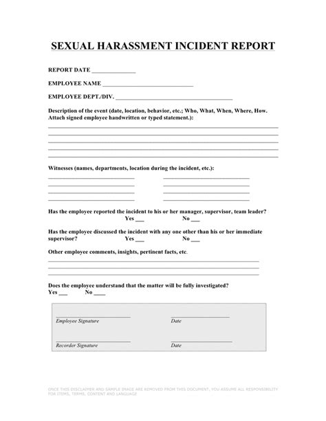 printable employee incident report sample letter forms and templates hot sex picture