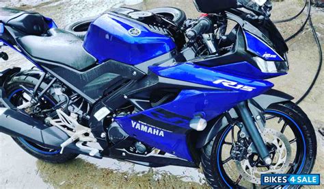 In india, the yamaha yzf r15 v3 is available in two stunning colours, namely thunder grey and racing blue. Used 2018 model Yamaha YZF R15 V3 for sale in Pune. ID 237531. Blue colour - Bikes4Sale