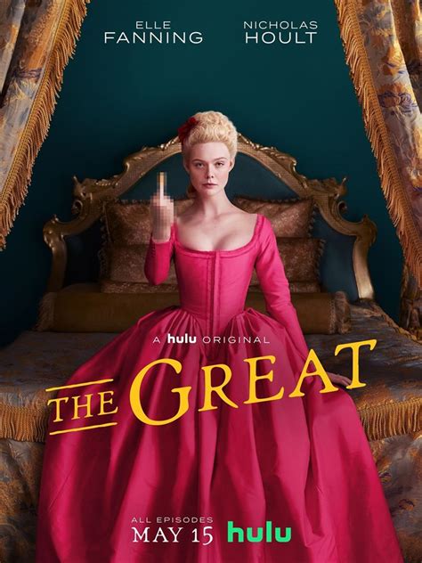 Poster The Great Saison 1 Affiche 1 Sur 2 Allociné Elle Fanning New Tv Series Greatful