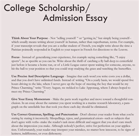 A college paper format typically doesn't include a title page, so the work starts with the first page. 8 Samples of College Application Essay Format (and Writing ...