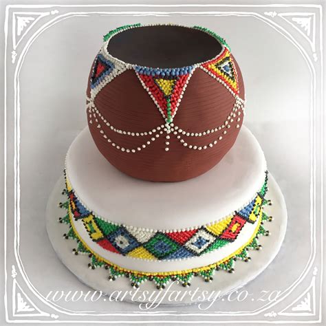African Pot Wedding Cake Africanpotweddingcake African
