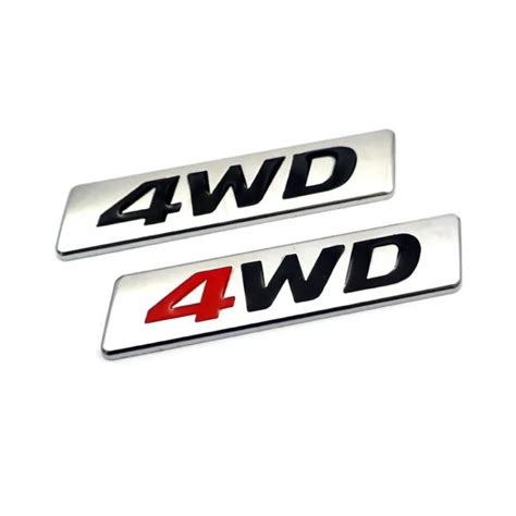 Wd Car Sticker D Metal Emblem Badge Decals For Suzuki Bmw And Other