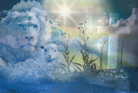 Lion Lamb Tapestry Jesus Lion Of Judah Lamb Of God Bible Etsy In 2021