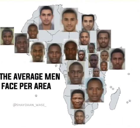 Average Male Face By Country