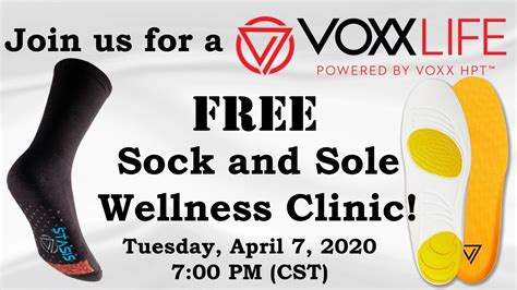 Voxxlife Free Sock And Sole Wellness Clinic Youtube