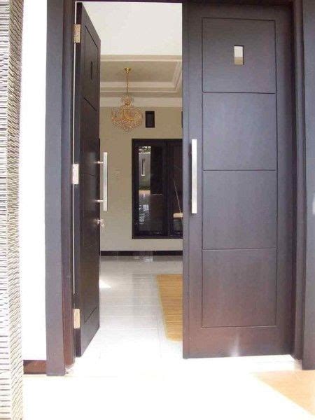 Finishing pintu minimalis warna hitam dop. Model Pintu Depan Rumah Minimalis 2020 - Desain Dekorasi Rumah