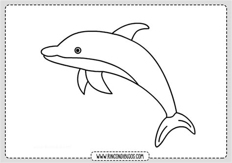 Dibujos De Delfines Para Colorear Rincon Dibujos