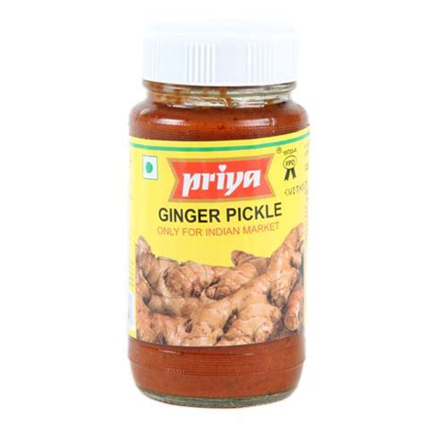 Priya Pickle Ginger 300 Gm Bottle Buy Online At Best Price