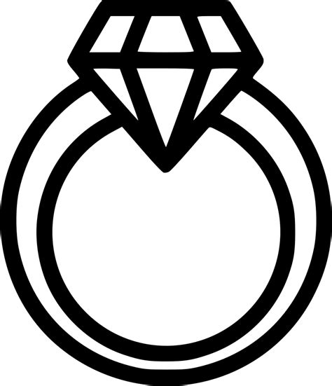 Diamond Ring Svg Png Icon Free Download (#573010) - OnlineWebFonts.COM