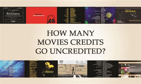 How many movies credits go uncredited?
