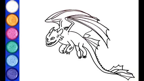Here's my drawing of toothless from how to train your dragon! How to draw Toothless the Dragon from How to train your ...