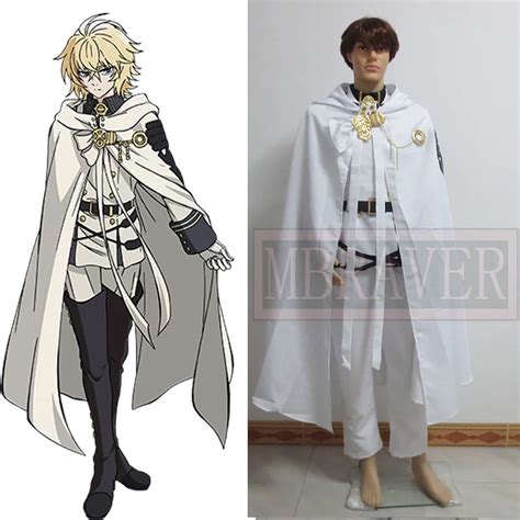 Seraph Of The End Mikaela Hyakuya Cosplay Costume Anime Cos Owari No