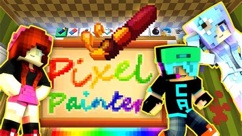 Pixel Painters With Chad And Cookie Swirl C Hypixel Minigame Youtube