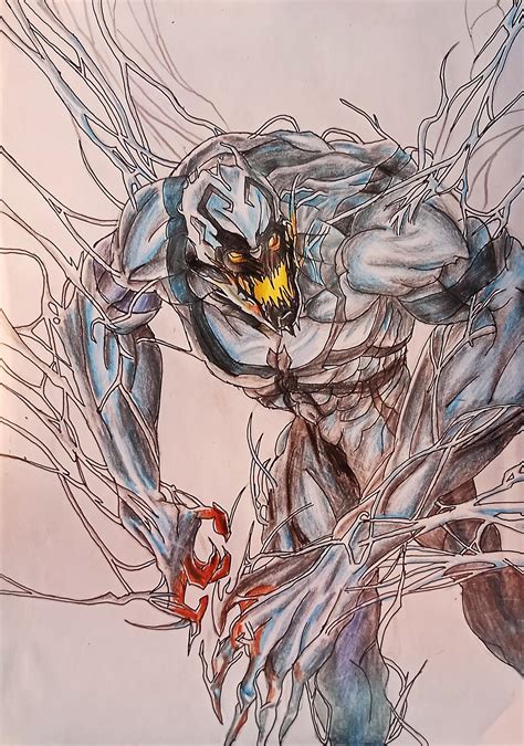 Anti Venom Art By Me 😁 Rmarvel