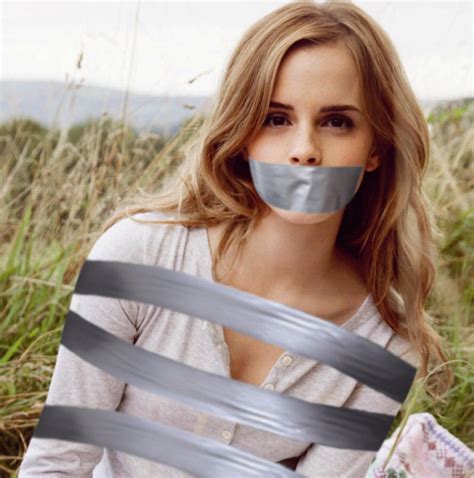 Emma Watson Duct Tape Bound And Gagged By Goldy0123 On DeviantArt