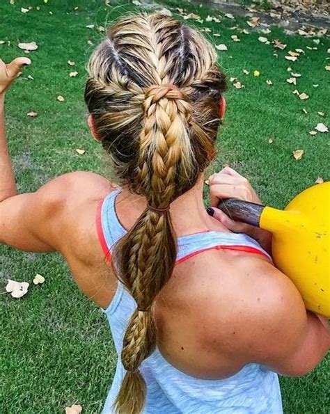 3 workout everyday hairstyles braids messy bun ponytail video. Get Busy: 40 Sporty Hairstyles for Workout | Sporty ...