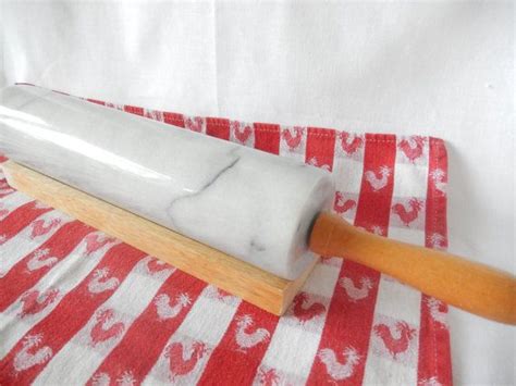 Vintage Marble Rolling Pin Bakeware Kitchen Accessories Etsy Marble