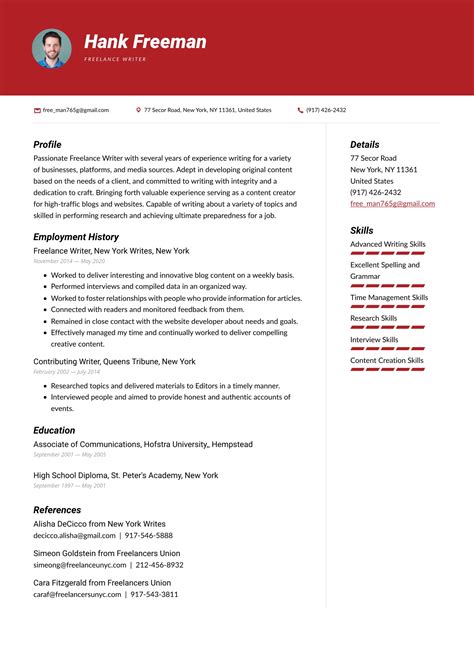 Freelance Writer Resume Examples And Writing Tips 2023 Free Guide