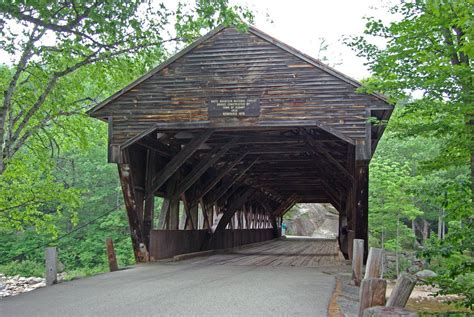 Albany Covered Bridge Near Conway New Hampshire Covered