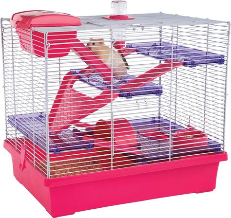 Rosewood Pico Hamster Cage Extra Large Pink Amazones Productos