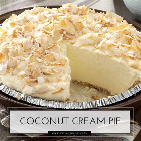 For filling, in a heavy, medium saucepan, stir together the 1/4 cup sugar and the cornstarch. Coconut Cream Pie | Jessy + Melissa