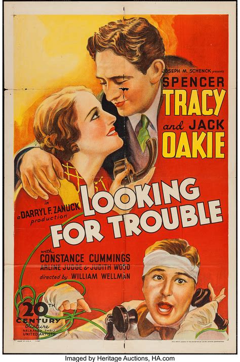 Looking For Trouble United Artists 1934 One Sheet 27 X 41