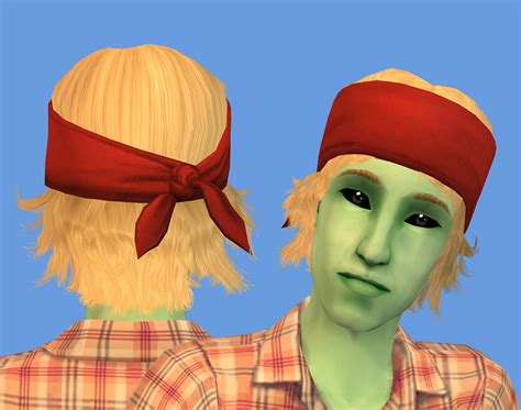 Mod The Sims Bold Bandana Wrap Default Custom