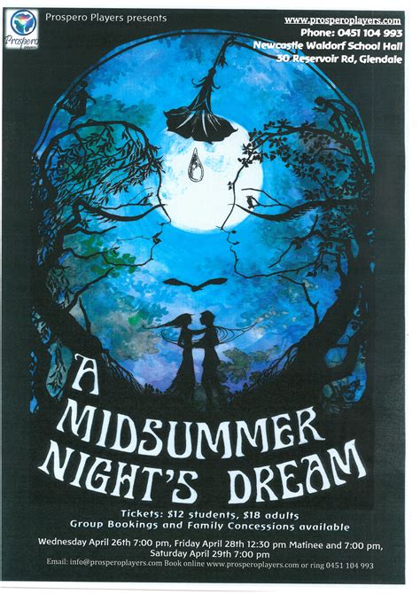 Our 2017 Flyer Released For A Midsummer Nights Dream Coming Soon To
