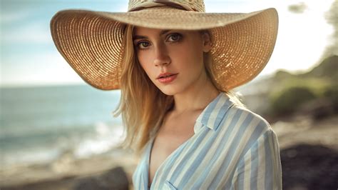 Cute Beautiful Girl With Hat Hd Girls 4k Wallpapers Images