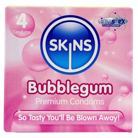 wholesale skins condoms bubblegum 4 pack international 1 creative conceptions wholesale