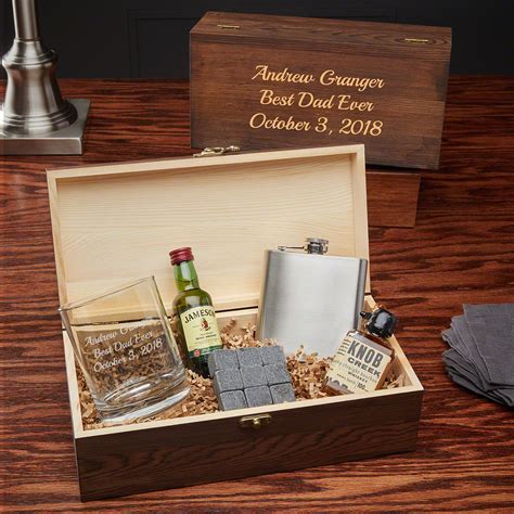 Gift ideas for november birthdays. Engraved Taste of Whiskey Gift Set for Whiskey Lovers