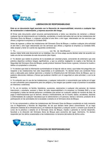 Carta Responsiva Para Deslindar Responsabilidades Udocz