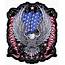Patriotic American Flag Bald Eagle Embroidered Biker Patch – Quality 