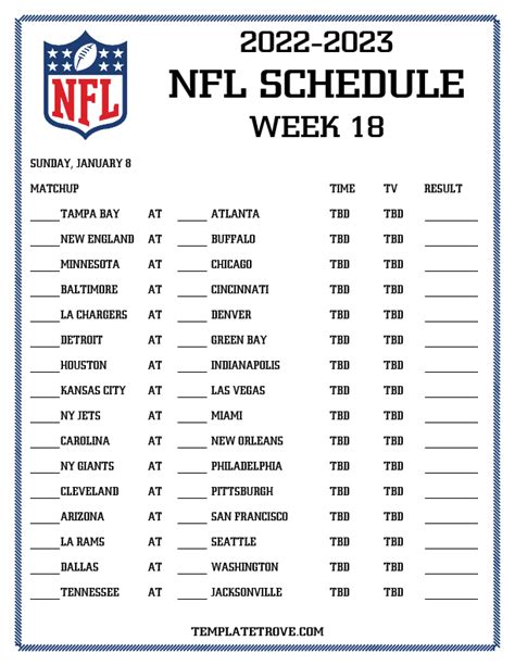 Dallas Cowboys Schedule 2022 23 Printable