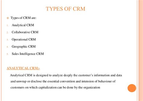 Which customers to focus on? Customer relationship management