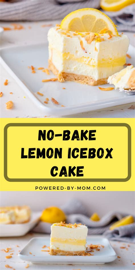 Lemon Icebox Cake No Bake Powered By Mom