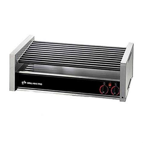 Star 50sc Grill Max 50 Hot Dog Roller Grill With Angled Duratec Non
