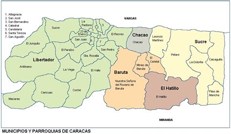 Mapa De Caracas
