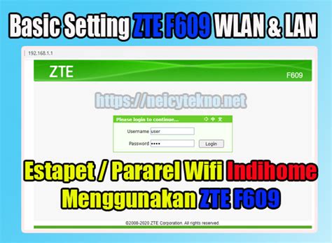 Hal tersebut bisa terwujudkan dengan bantuan telnet. Username Zte F609 Indihome : Tips Lupa Password Ont Speedy ...