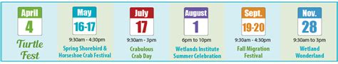 2015 Special Events Calendar Announced The Wetlands Institute
